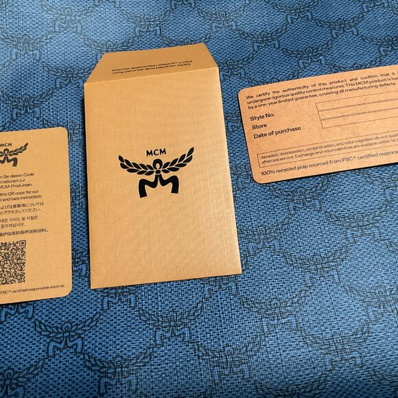 NEW MCM Himmel Lauretos XL Tote Bag - Picture 7 of 10